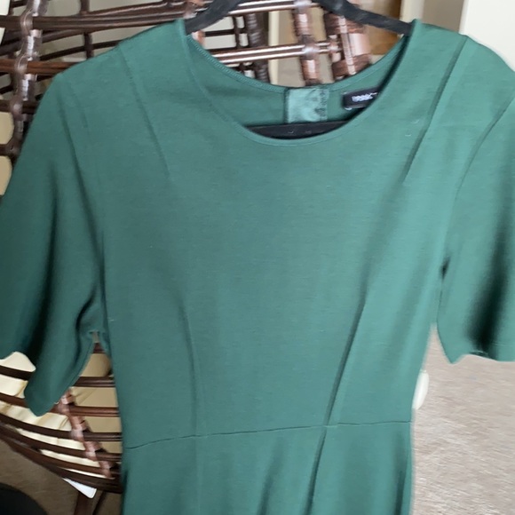 Pink Tartan Green Short Sleeved Dress - Picture 5 of 7